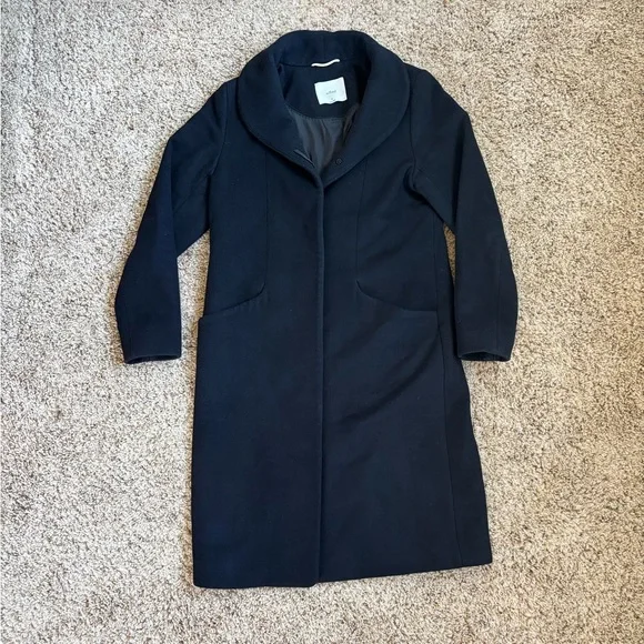 Wool Wilfred Black Women's Coat - Picture 1 of 6